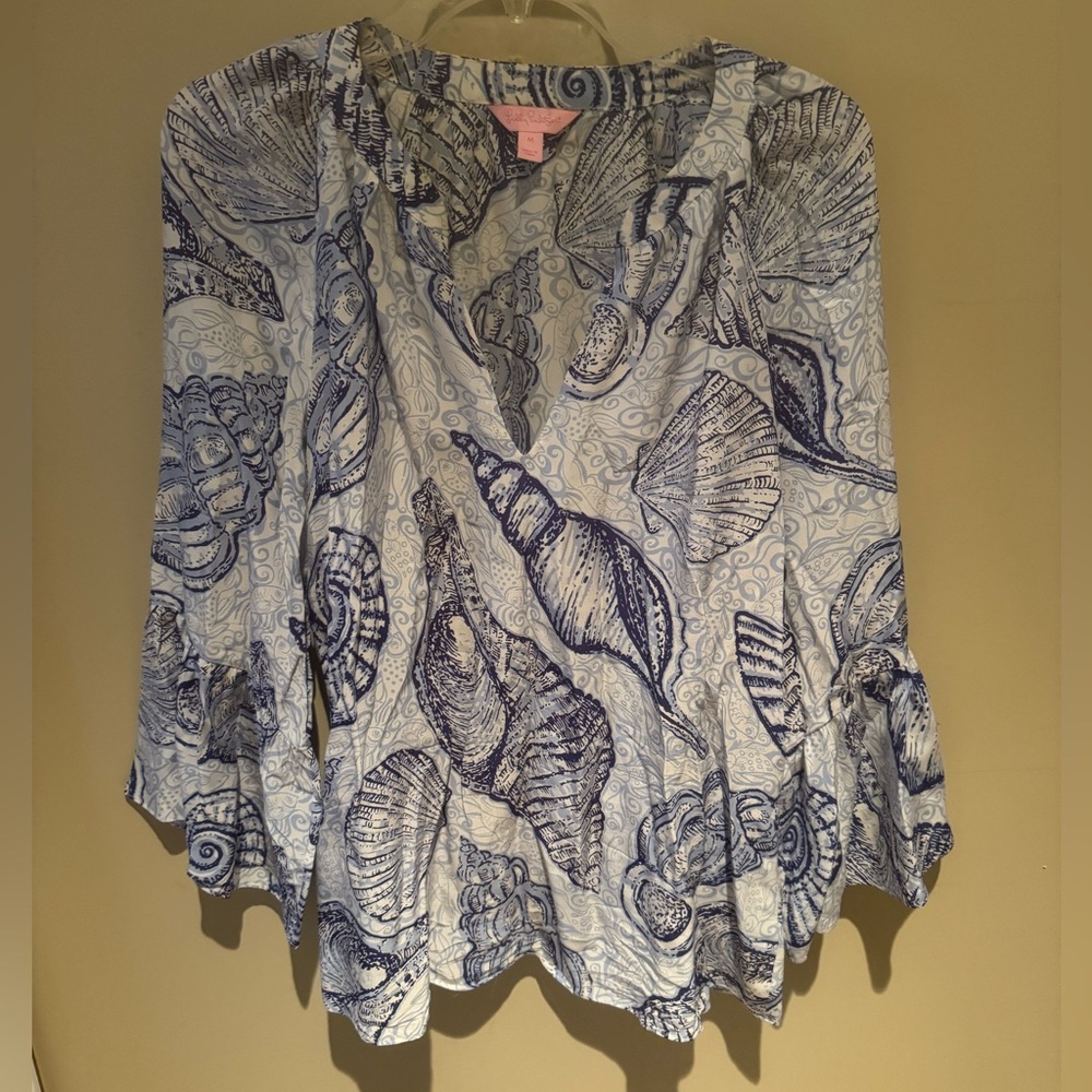 Lilly Pulitzer Matilda silk top